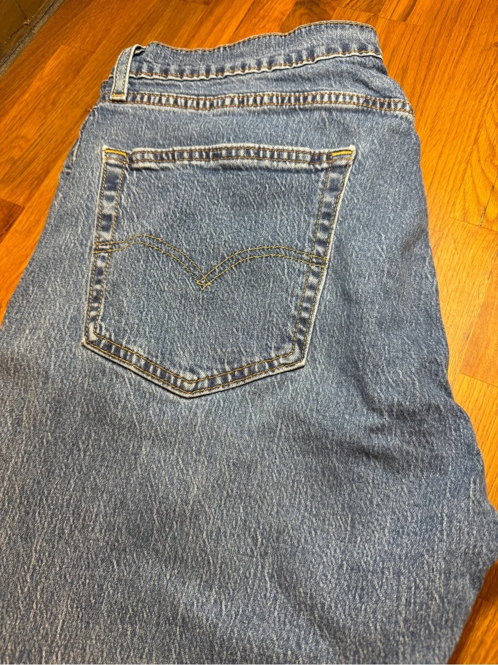 Levi's 505 Men's Light Blue Straight Leg Denim Jeans-size 36x29 (034)